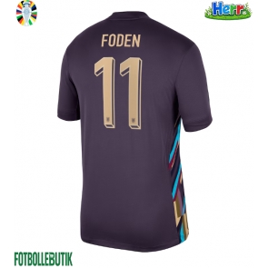 England Phil Foden #11 Bortatröja EM 2024 Kortärmad